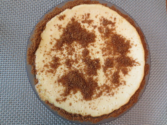 White chocolate cheesecake with ginger 